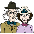 Doc Brown and Clara Clayton (Back to the Future III)